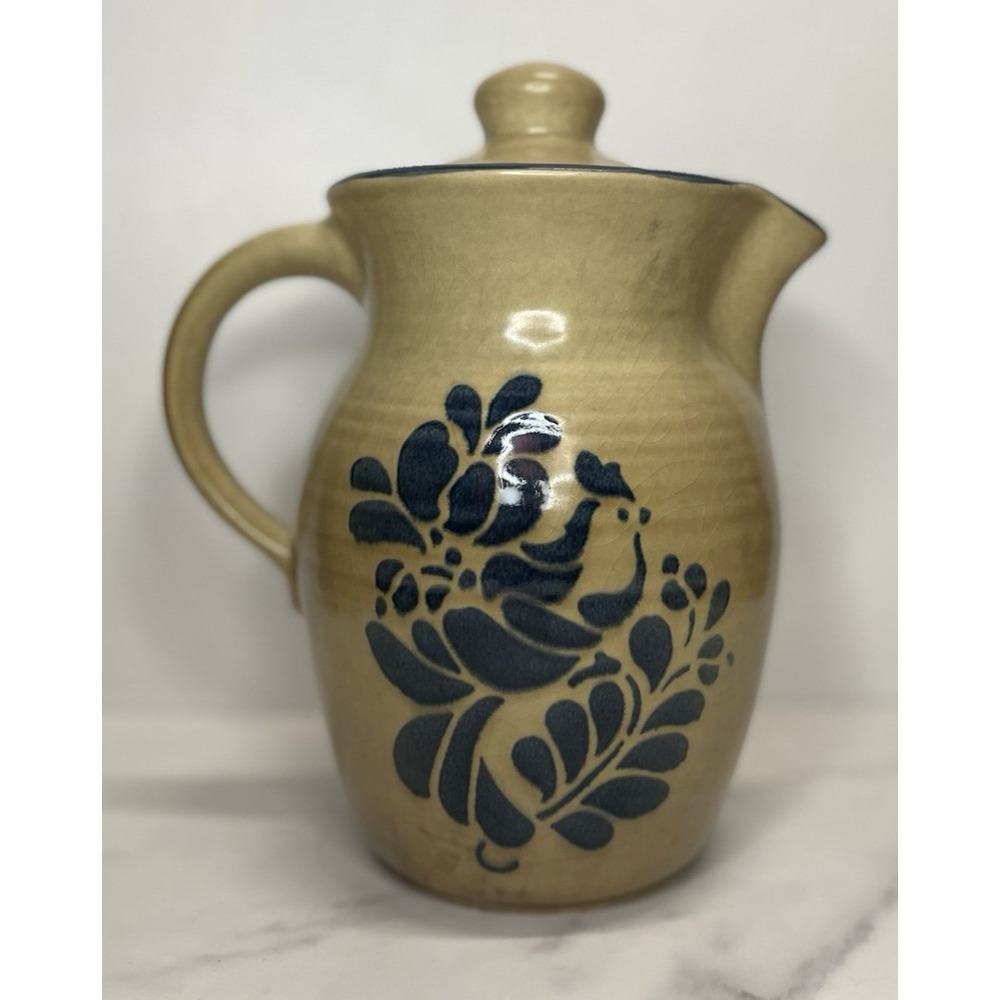 PFALTZGRAFF Folk Art Collection 64 OZ‎ Coffee Server Stoneware *VINTAGE* No. 490